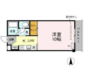 VILLAフィラメント【2階】の間取り