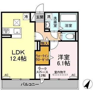 ぴりかひより ひより【1階】の間取り
