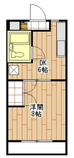 マンションカトレアI【1階】の間取り