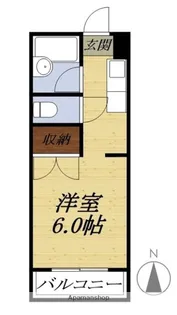 コーポサンライズC【102号室】の間取り