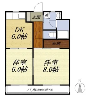 SUNNY MANSION II【4階】の間取り