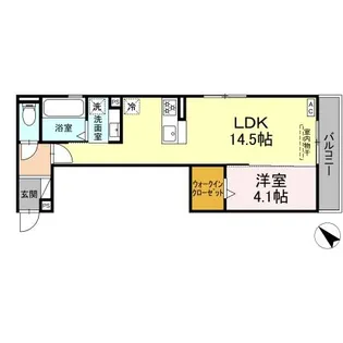 サンパティーク三方原【2階】の間取り