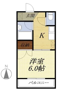 コーポラス・フジ【105号室】の間取り