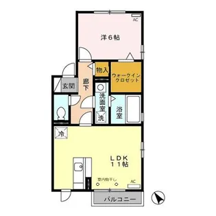 ブランシェ B【2階】の間取り