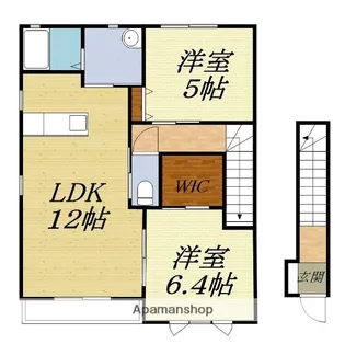 リ・プリマヴェーラIV【D201号室】の間取り