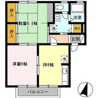 セジュールゆう&あい A【1階】の間取り