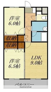 HARVEST21 GーII(西美薗)【1階】の間取り