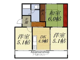 フォレストII【2階】の間取り