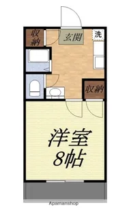 メルヴェーユB【403号室】の間取り