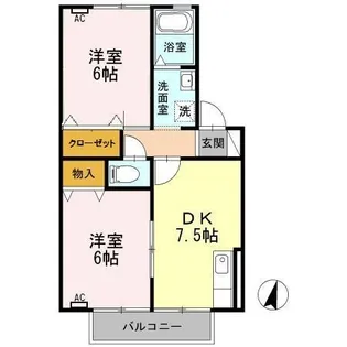 アストロハウス C【2階】の間取り