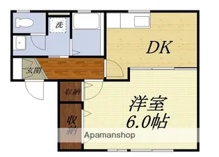 ライラックB【2階】の間取り