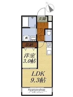フェリス道本【2階】の間取り