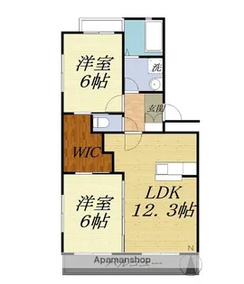 LA GRANDE MAISON II【305号室】の間取り