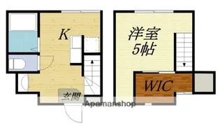 ハイツ真澄III【102号室】の間取り