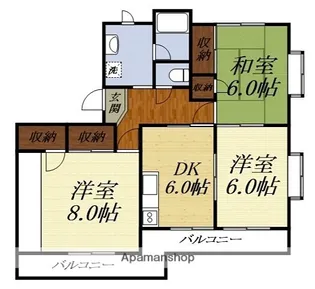 イナトピア【1階】の間取り