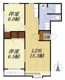 VIVERE【3階】の間取り