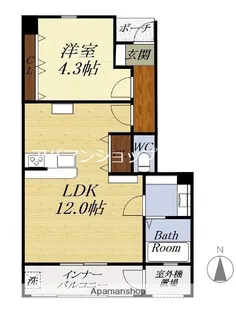 FIGARO【4階】の間取り