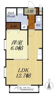 GRAND COLLINEII(グランコリーヌツー)【2階】の間取り