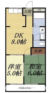 サンフォニーI【201号室】の間取り