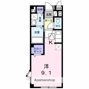 ハーモニーII【1階】の間取り