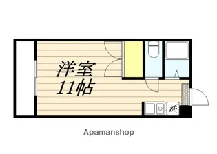 グリーンヒルズW【1階】の間取り