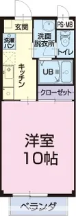 グリーン廣本【1階】の間取り