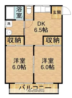 コーポ和【2階】の間取り