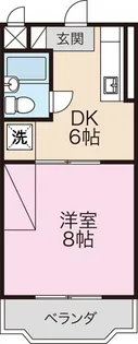 グリーンヒル【202号室】の間取り