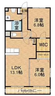 エスポワール【1階】の間取り
