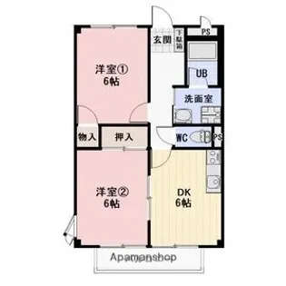 サープラスとまり木【2階】の間取り
