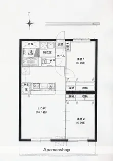 MFDエスペリア【202号室】の間取り