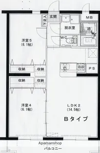 M’S【502号室】の間取り