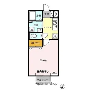 セントラルパーク・ウエスト【2階】の間取り