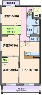 プロスペリティ【1階】の間取り