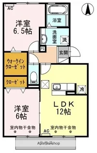 リュミエール・ソレール【2階】の間取り