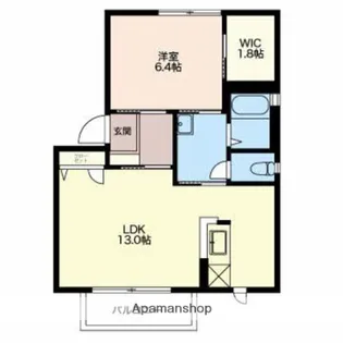 カテリーナA【201号室】の間取り