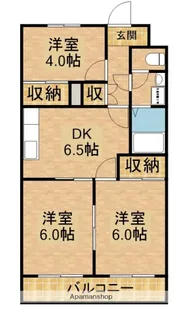 菊川サンハイツ【3階】の間取り