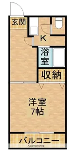 アメニティセゾン菊川【2階】の間取り