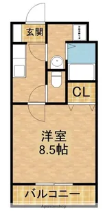 D−FELLOW【4階】の間取り