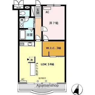 ネバーランドⅠ【1階】の間取り