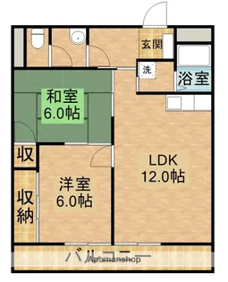 SURPLUS ルージュ【1階】の間取り