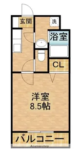 SHIBUYA二番館【2階】の間取り
