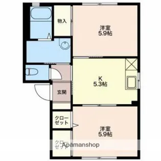 マティーナA【2階】の間取り