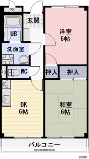 LIMPIAおおまつ【2階】の間取り