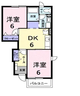ユートピア【1階】の間取り