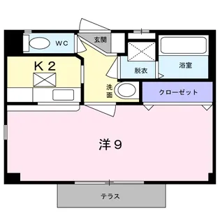 ラ・フォーレ1【1階】の間取り