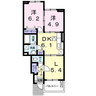 カナリーネ【1階】の間取り
