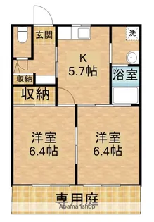 セントラルビラA【1階】の間取り
