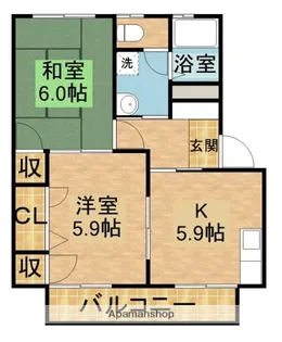 セレッソE【2階】の間取り