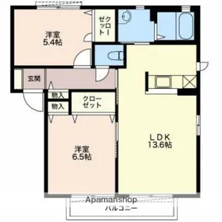 ピア グリーン【2階】の間取り